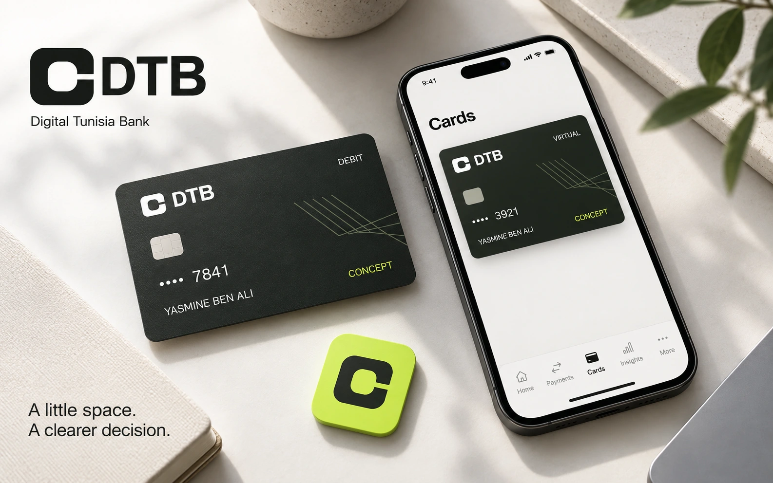 DTB physical and virtual card applications with the consistent open-loop mark