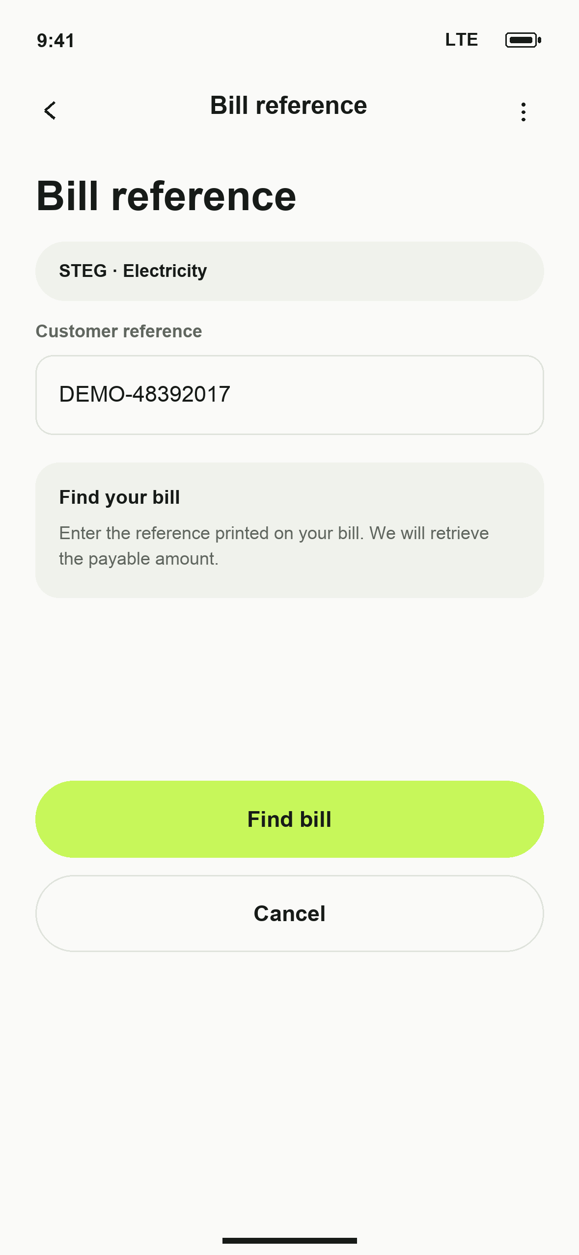 UI-35: DTB Bill reference in English