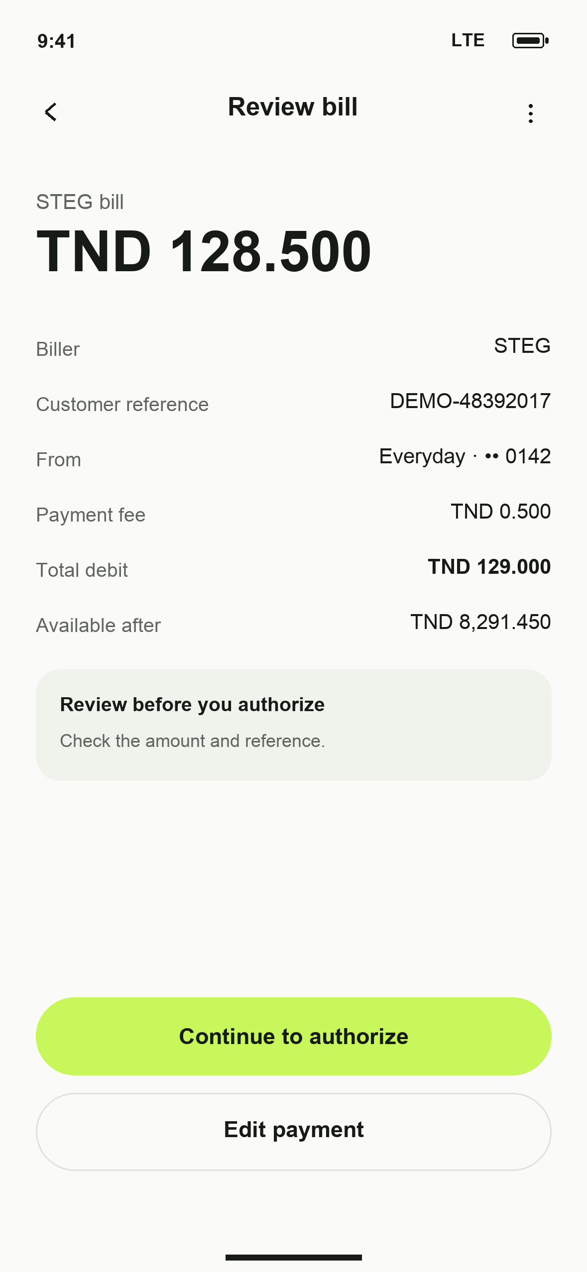 UI-36: DTB Review bill in English