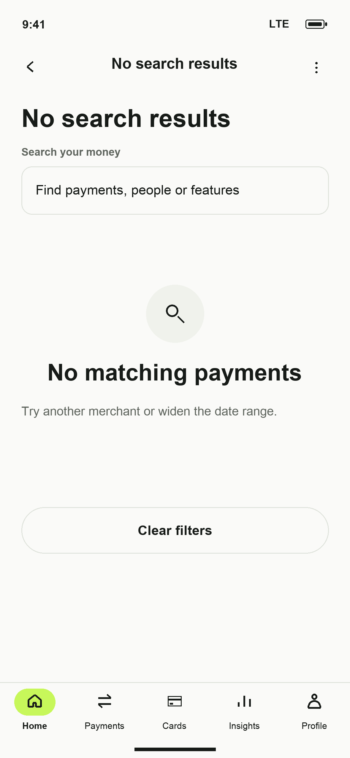 UI-42: DTB No search results in English