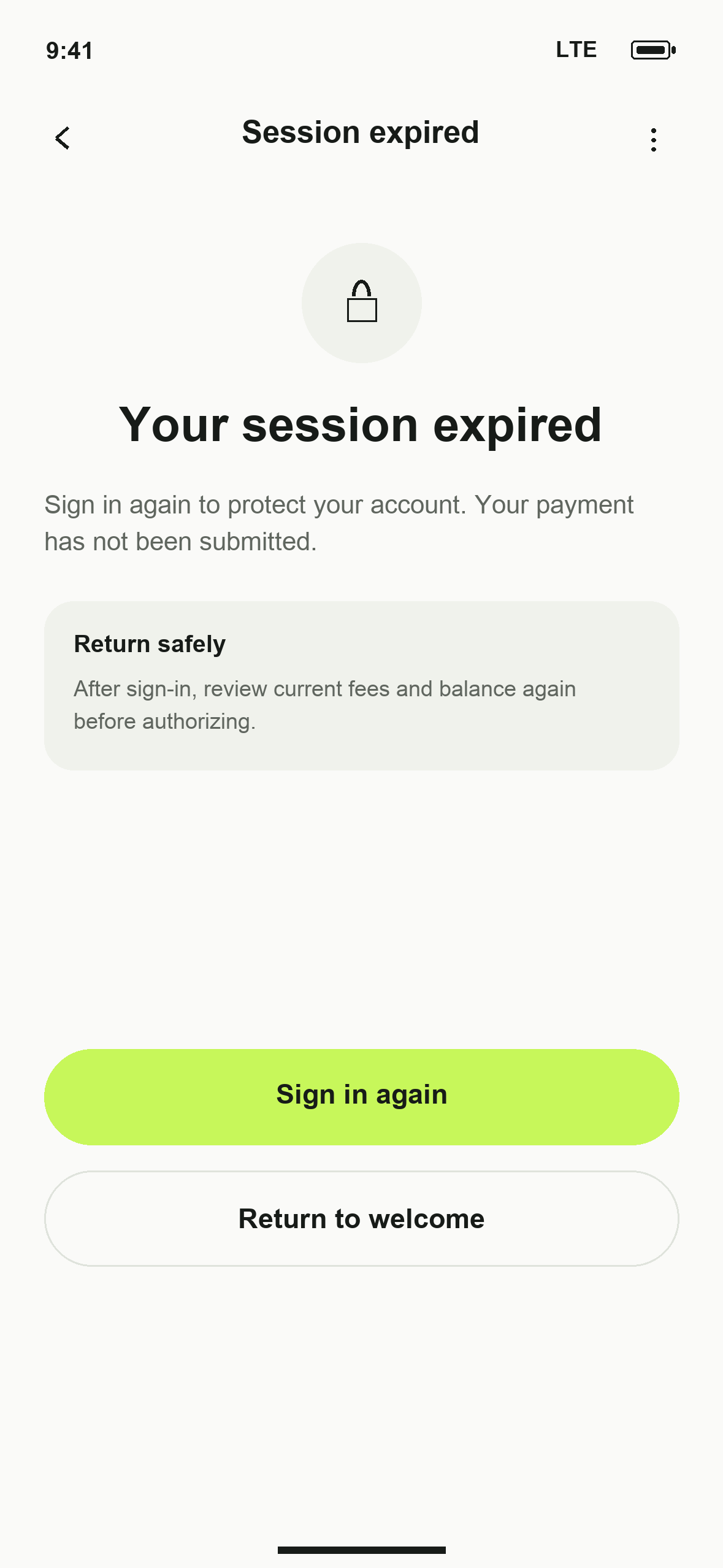 UI-47: DTB Session expired in English