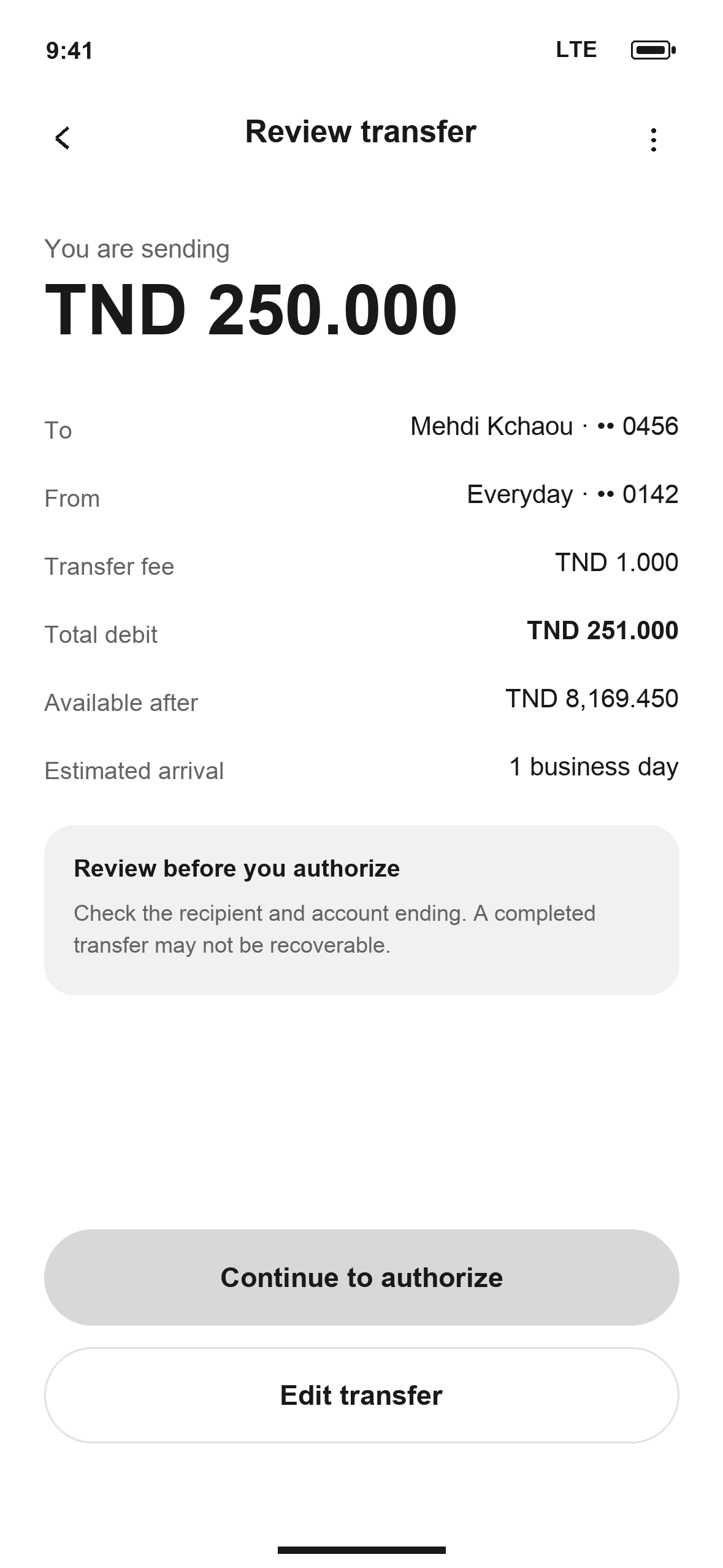 WF-15: DTB Review transfer in English