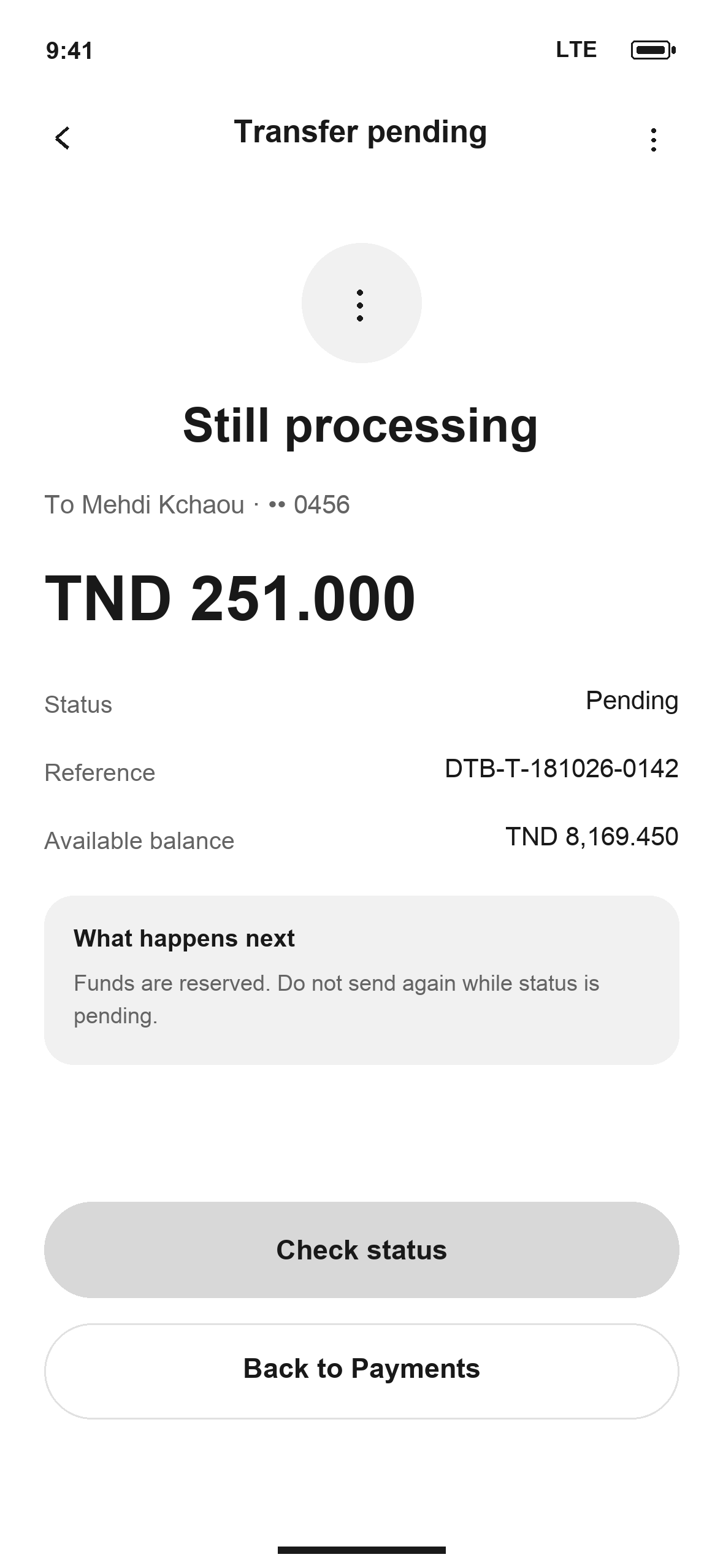 WF-27: DTB Transfer pending in English