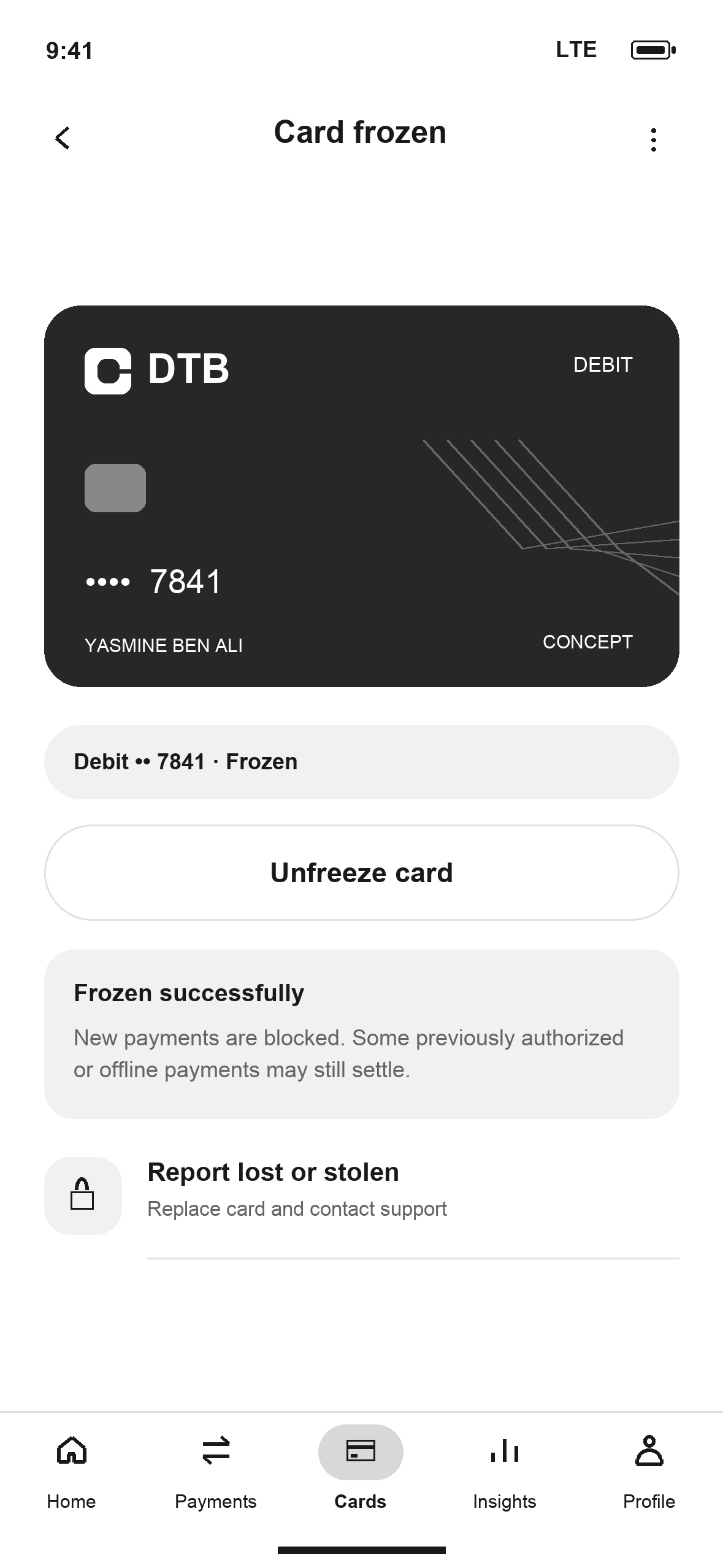 WF-32: DTB Card frozen in English