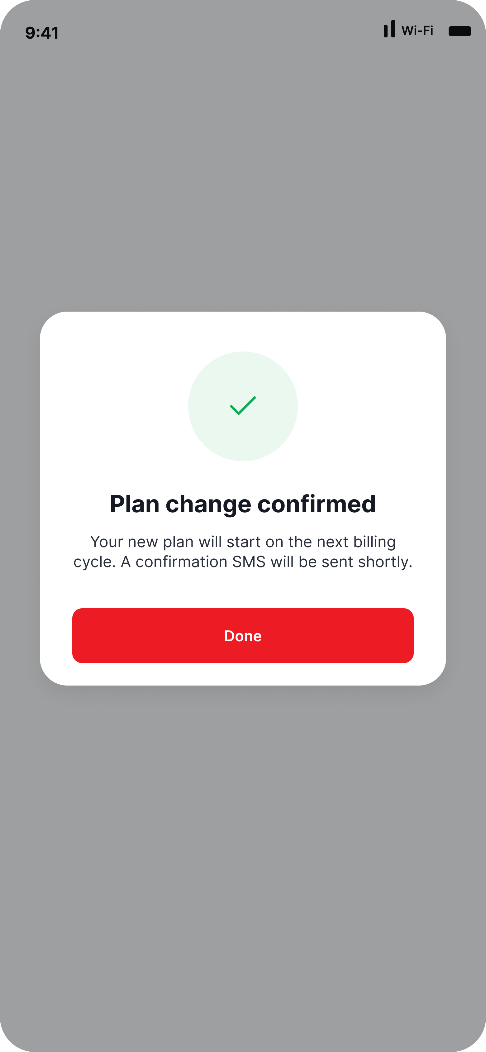 Success concept / Confirmation and next steps
